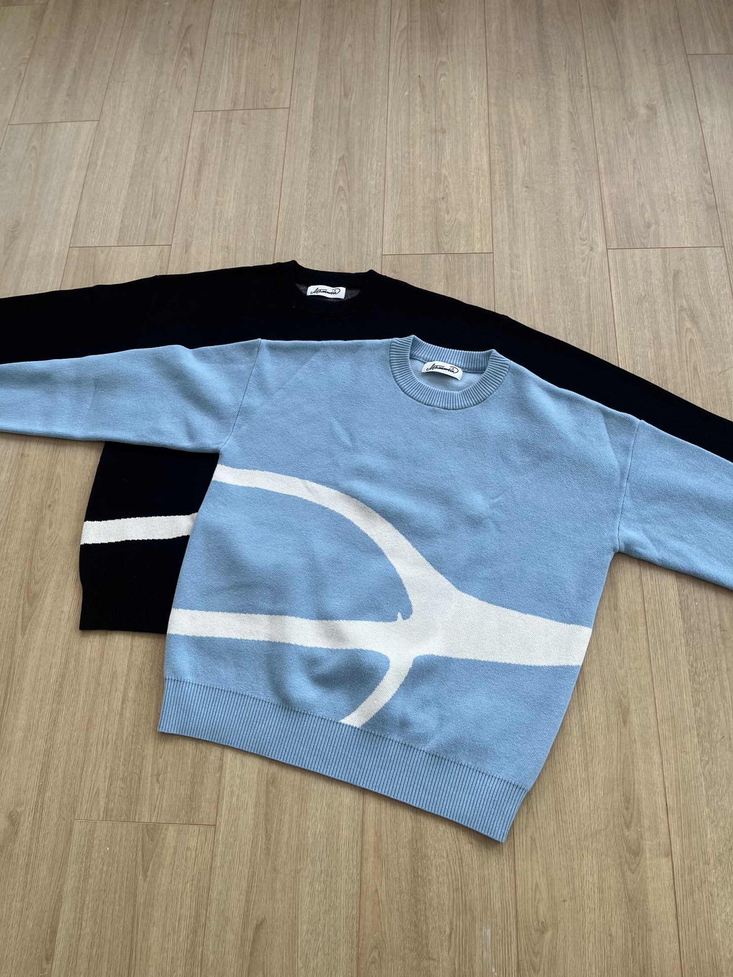 "Dark Matter" - Jacquard knit sweater
